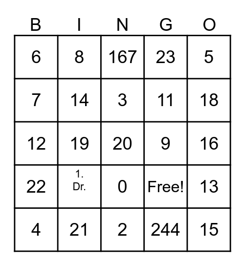 Icebreaker Bingo Card