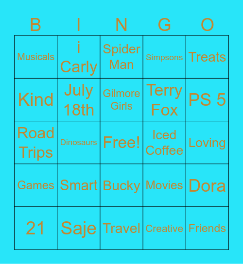 Quynnie's Birthday Bingoooooo! Bingo Card
