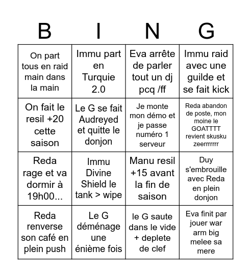 WoW S2 turbobingo Card