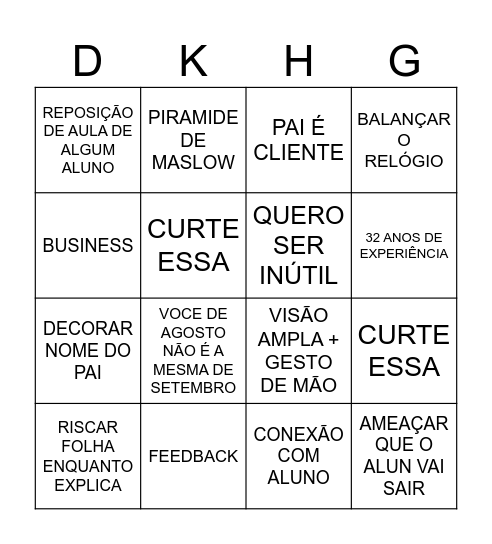 BINGO DANILO HERMONT - 32 ANOS DE EXPERIÊNCIA RUA VIÇOSA 468 . SEMPRE GRATO . Bingo Card