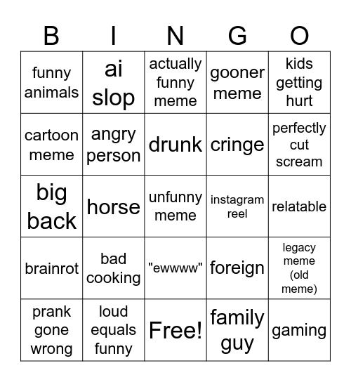 sourdough ylyl Bingo Card
