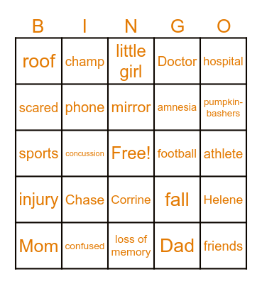 Restart Chapter 1B Bingo Card