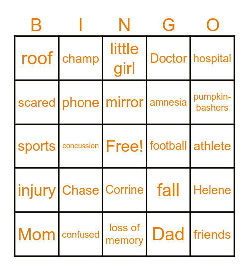 Restart Chapter 1B Bingo Card