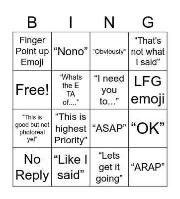 7 Bingo Card