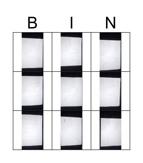 Grafías analógicas Bingo Card