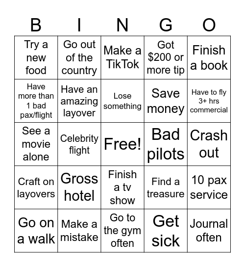 AUGUST ROTATION 🌞 Bingo Card