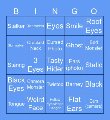 Animal Hospital Anomaly Bingo Card