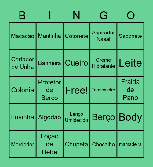 Chá do Matteo Bingo Card