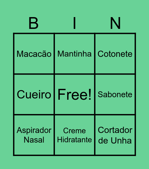 Chá do Matteo Bingo Card