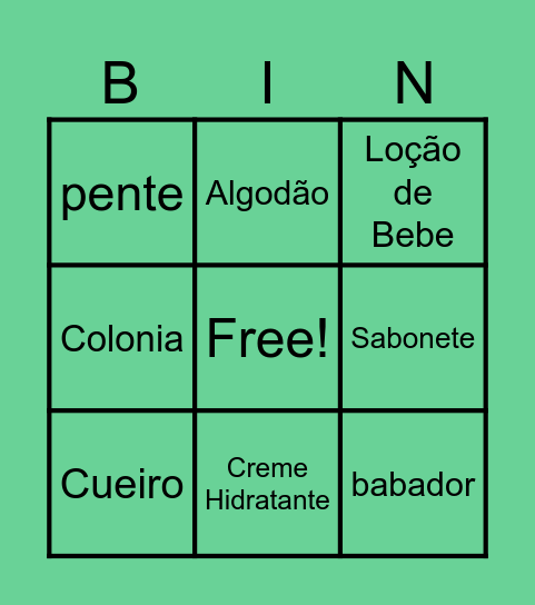 Chá do Matteo Bingo Card