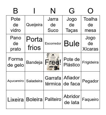 Chá de cozinha da Esther Bingo Card