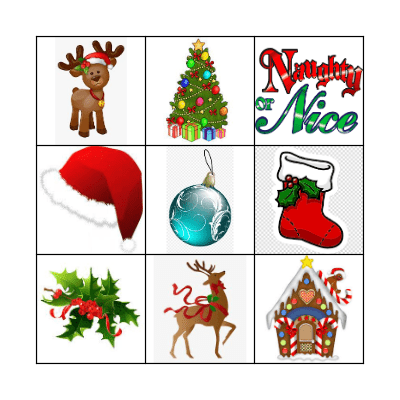 Christmas Bingo Card