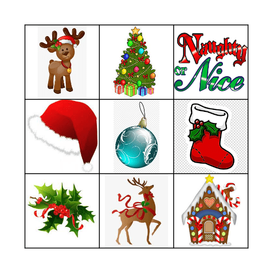 Christmas Bingo Card