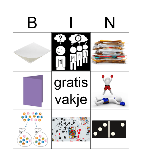 woordenschat kijker 2 Bingo Card