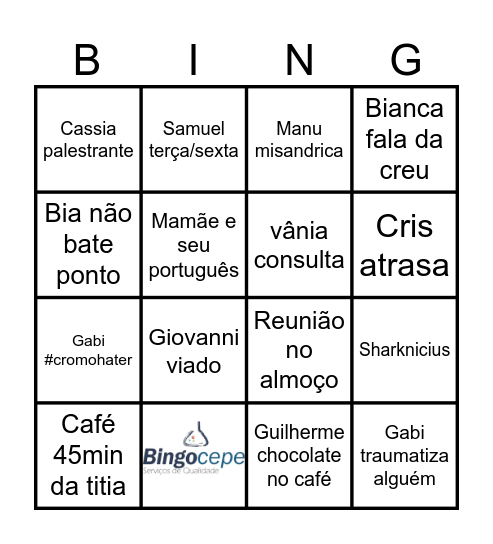 BingoCepe Bingo Card