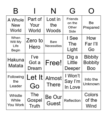 Dinner and a Meeting Bingo Card
