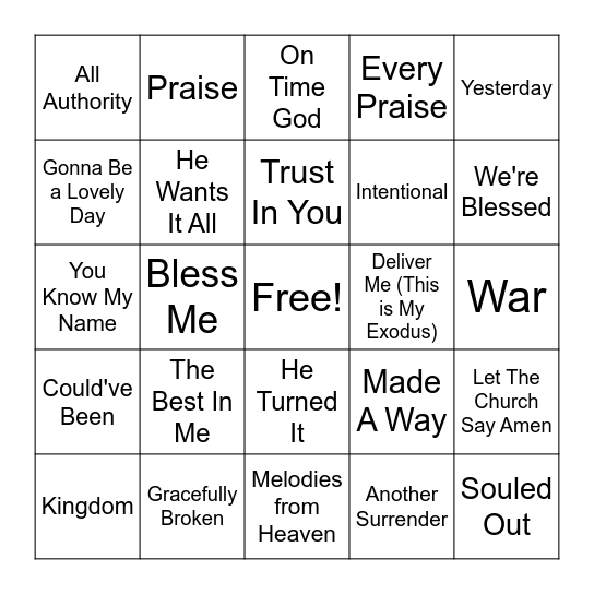 Partner Game Night Bingo Card