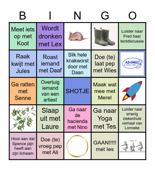 LL BINGO Card