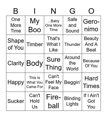 Game 1 - 24K Reasons to Make Bad Decisions Bingo Card