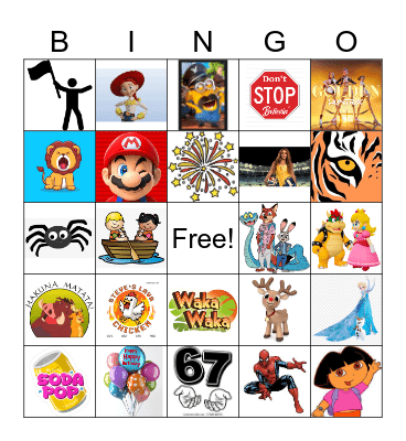 Music Bingo Card
