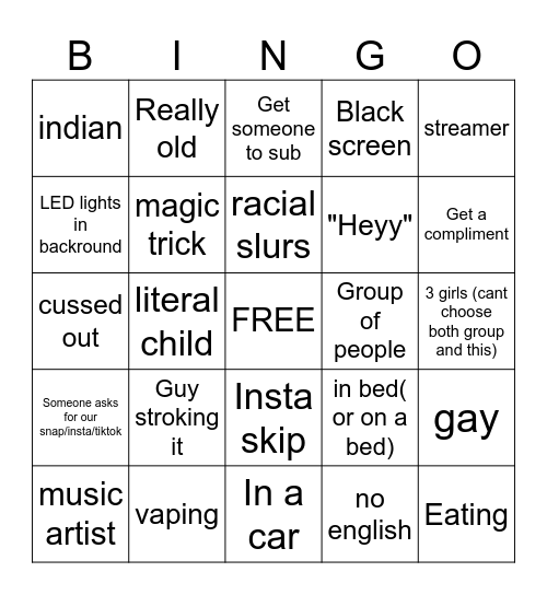 OME BINGO Card