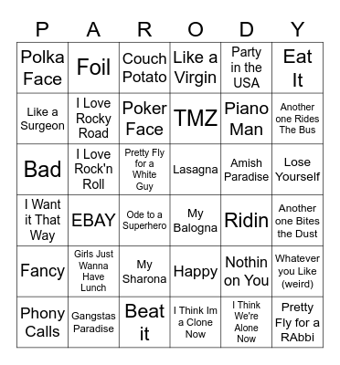 That Sounds Right But So Wrong Bingo Card