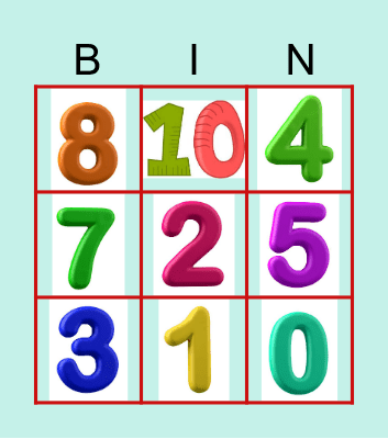 LOS NUMEROS Bingo Card