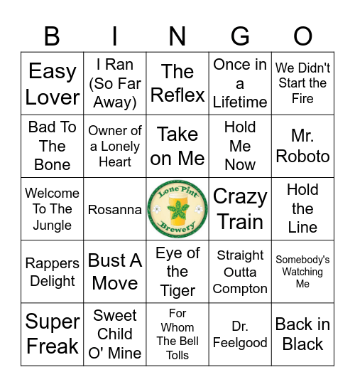 1980s Intros You Should Know! Bingo Card