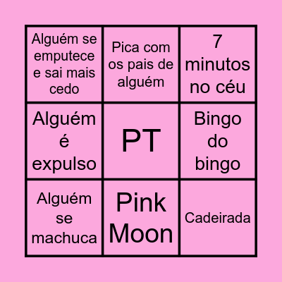 Trizversário Bingo Card