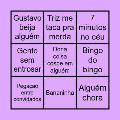 Trizversário Bingo Card
