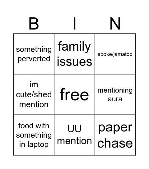what will rowan tweet today Bingo Card