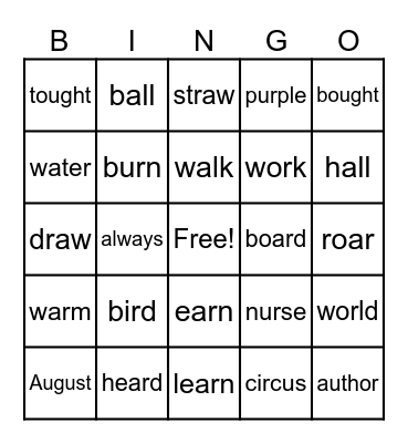 Consol Long 3:r Bingo Card