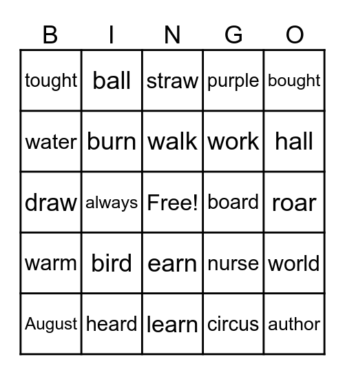 Consol Long 3:r Bingo Card