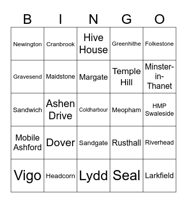 Library Bingo Card