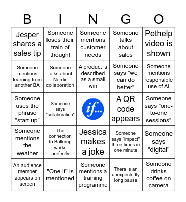 If Live bingo Card