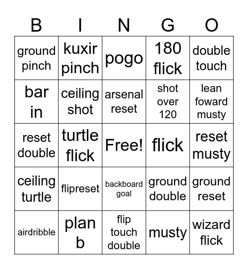 lvl 1 salad rl Bingo Card