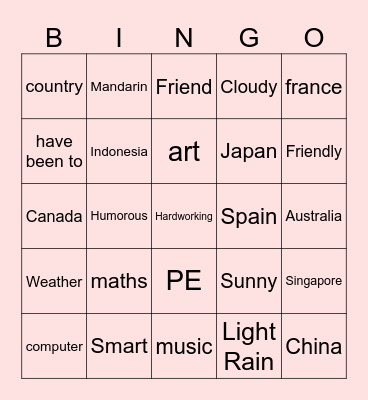 Sesi 36 Bingo Card