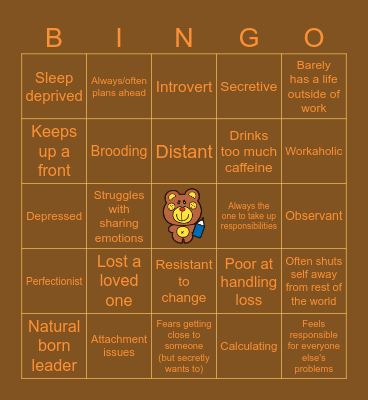 TAOHK&I Kinnies - Corochan Bingo Card