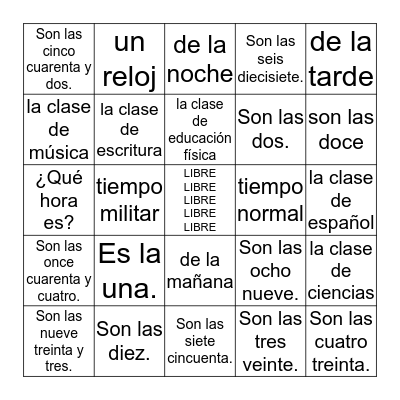 ¡Lotería Bingo Card