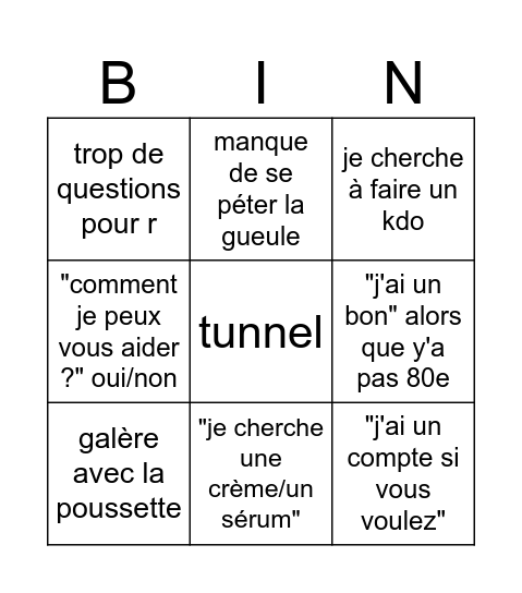 Bingo septembre Bingo Card