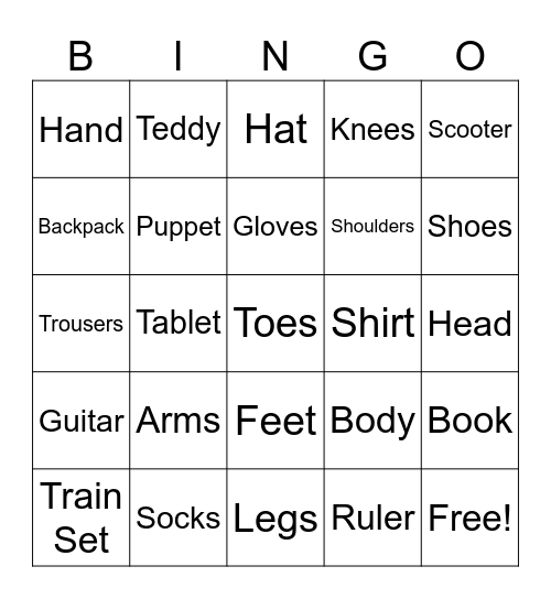 Learn 1 Bingo Card