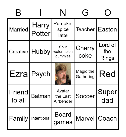 Braydon Edition Bingo Card