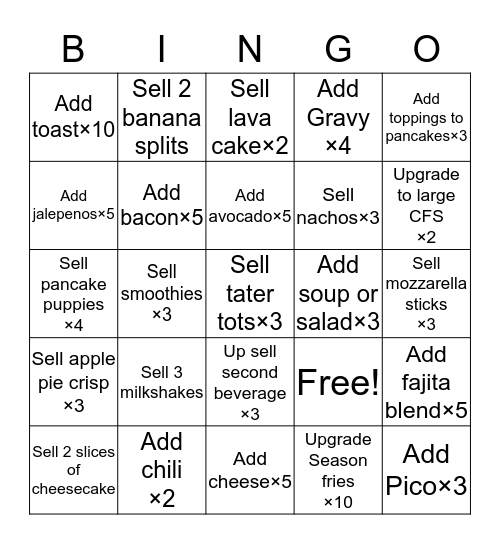 Let's go team Bingo Card