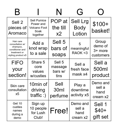 Windy City Win-GO!!! Bingo Card