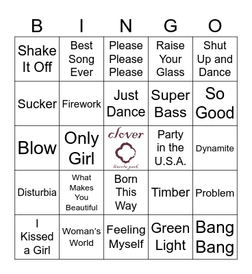 Pop! Bingo Card