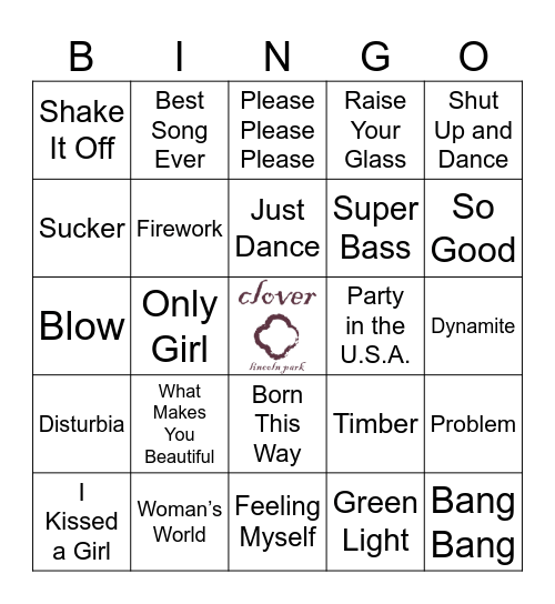Pop! Bingo Card