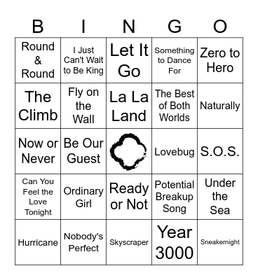 Disney Bingo Card