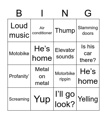 170booth street bingo Card
