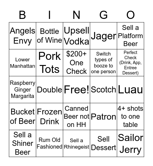 $20 First Bingo $50 Card Fill Up Bingo Card