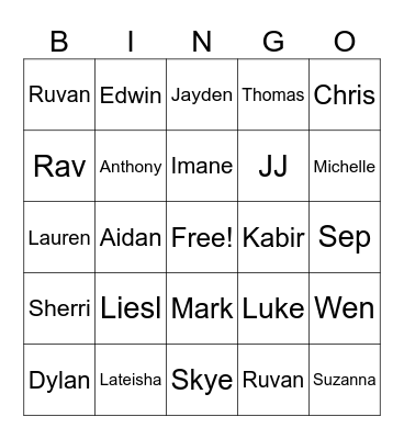 Guess Who Baby Addition Bingo Card